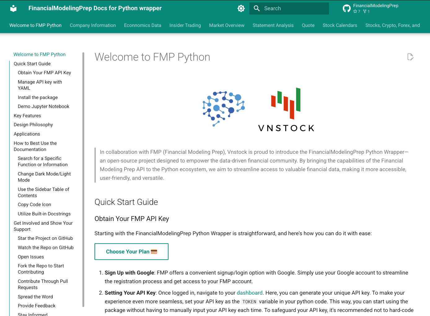 Ra mắt thư viện FinancialModelingPrep Python