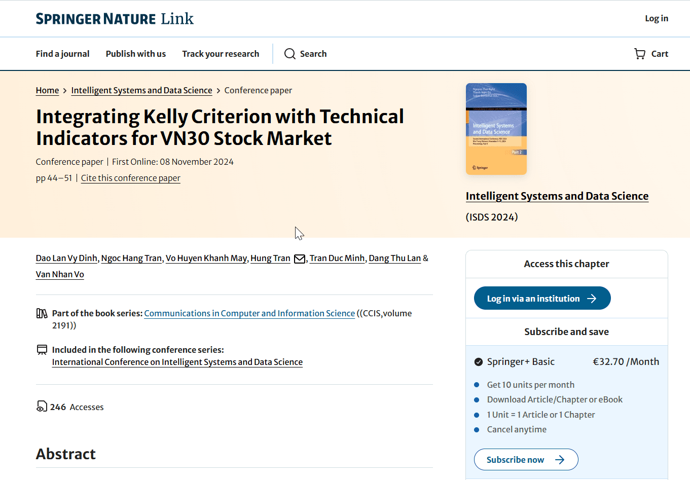 Integrating Kelly Criterion with Technical Indicators for VN30 Stock Market