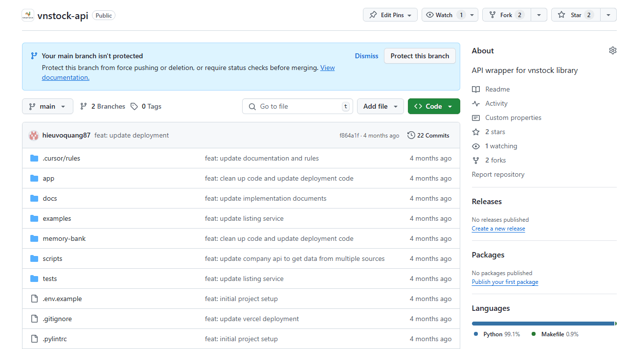 Thư viện VnStock API