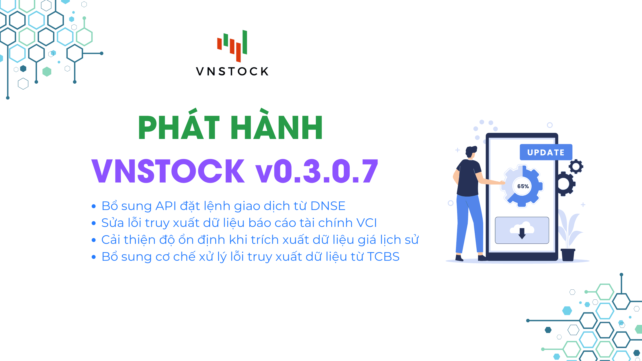 Phát Hành Phiên Bản Vnstock 0.3.0.7