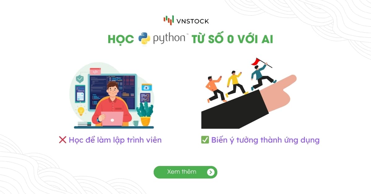 Học Python từ số 0 với AI: Không phải để làm lập trình viên mà là biến ý tưởng thành hiện thực