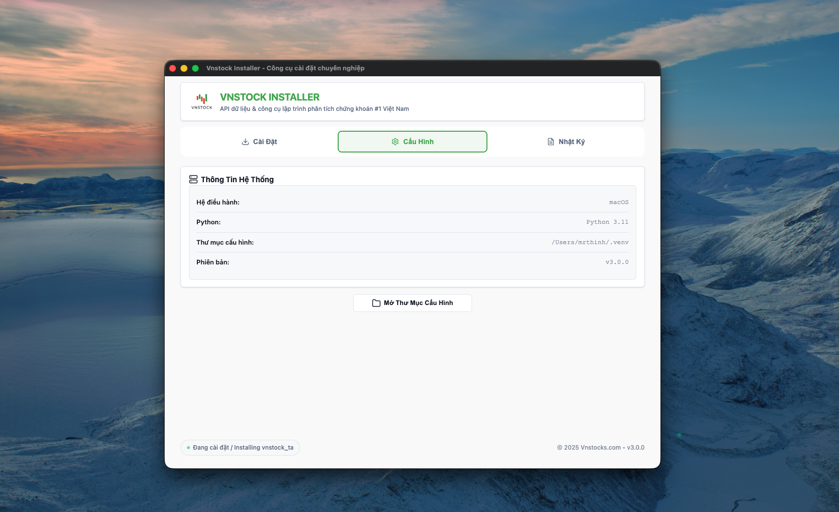 S6: Danh sách cài đặt